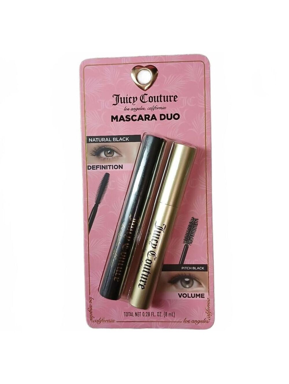 Juicy Couture Mascara Duo Definition Volume Black Makeup Set NWT HTF Rare